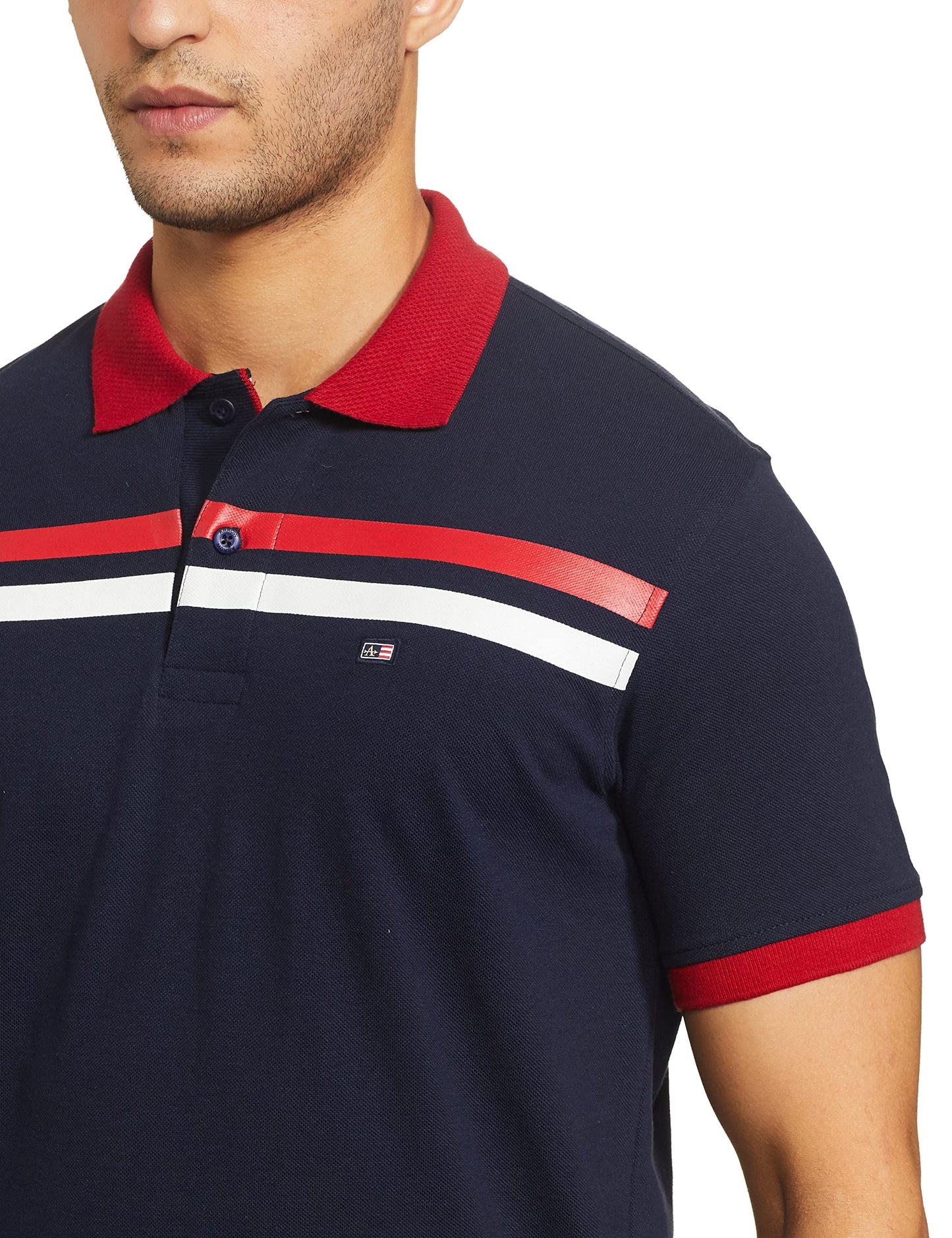 Arrow Men's Solid Regular Polo Shirt (ASADOTS3706_Navy M) 