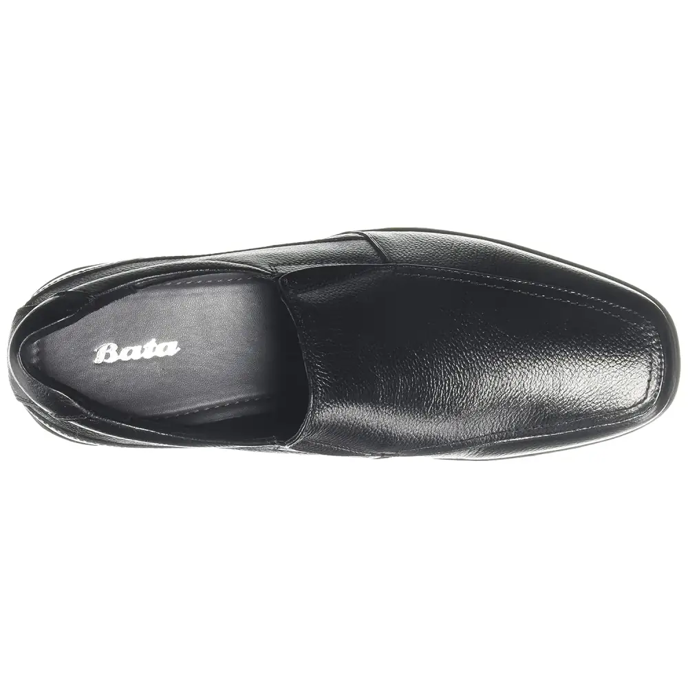 BATA Mens New Dune Slip ON E Black Sneaker 