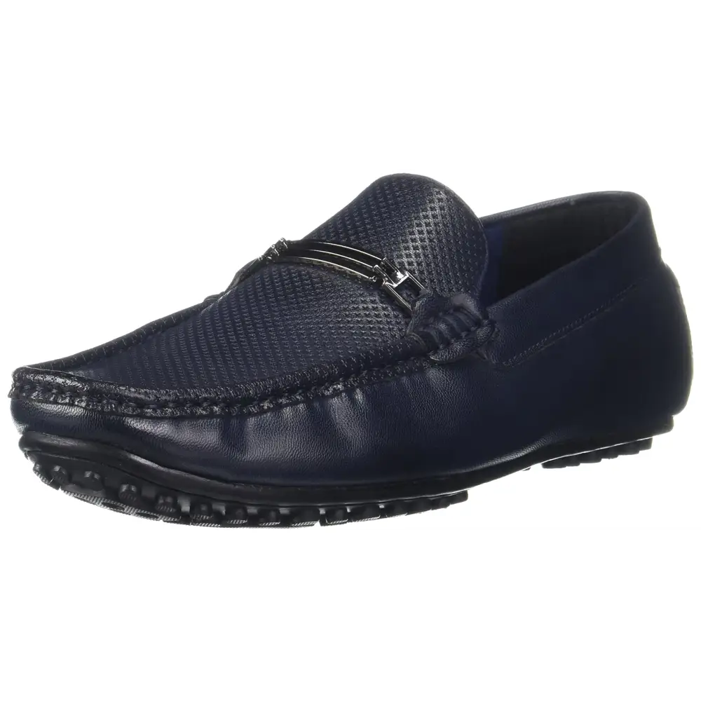 BATA Mens Percy Loafer Blue Sneaker 