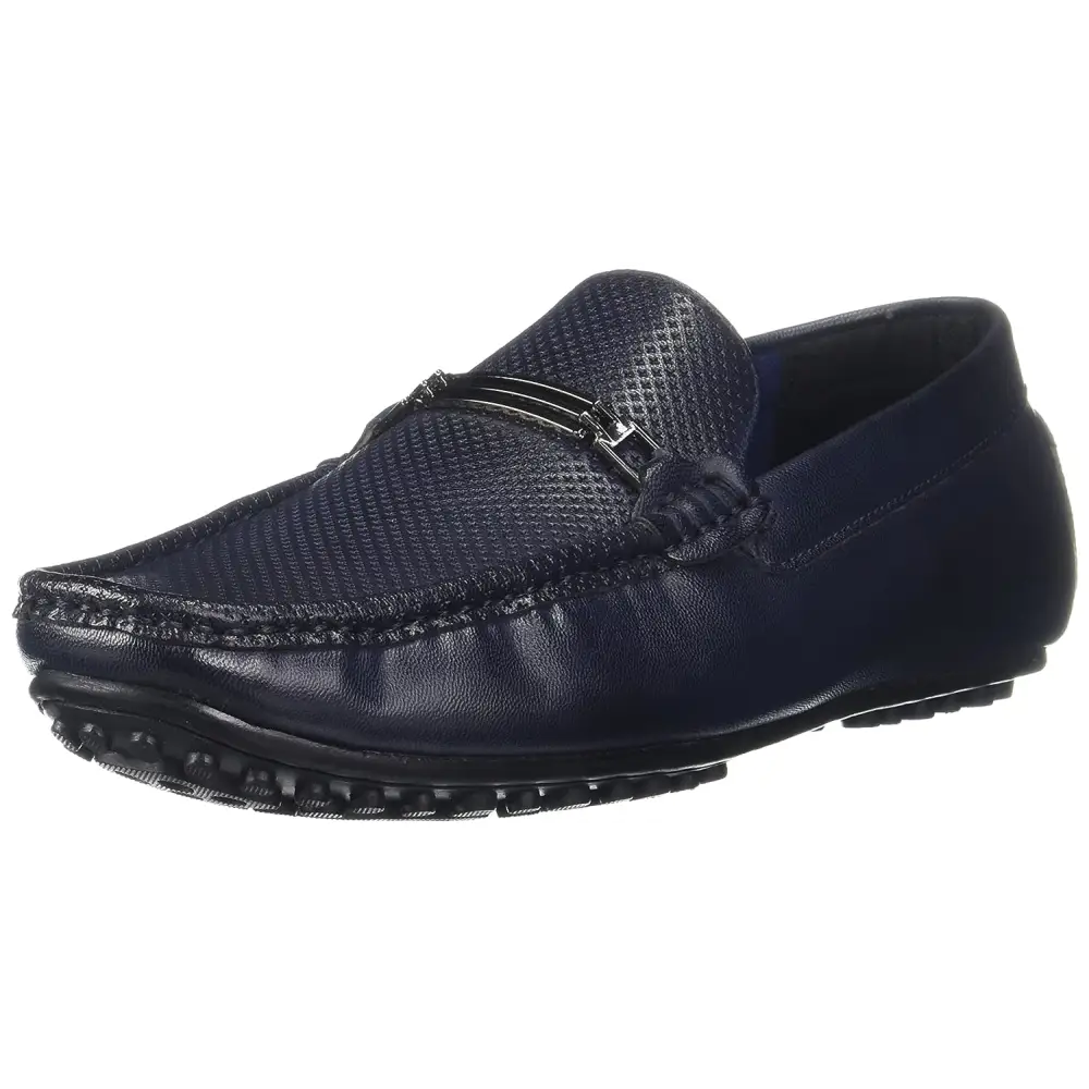 BATA Mens Percy Loafer Blue Sneaker 