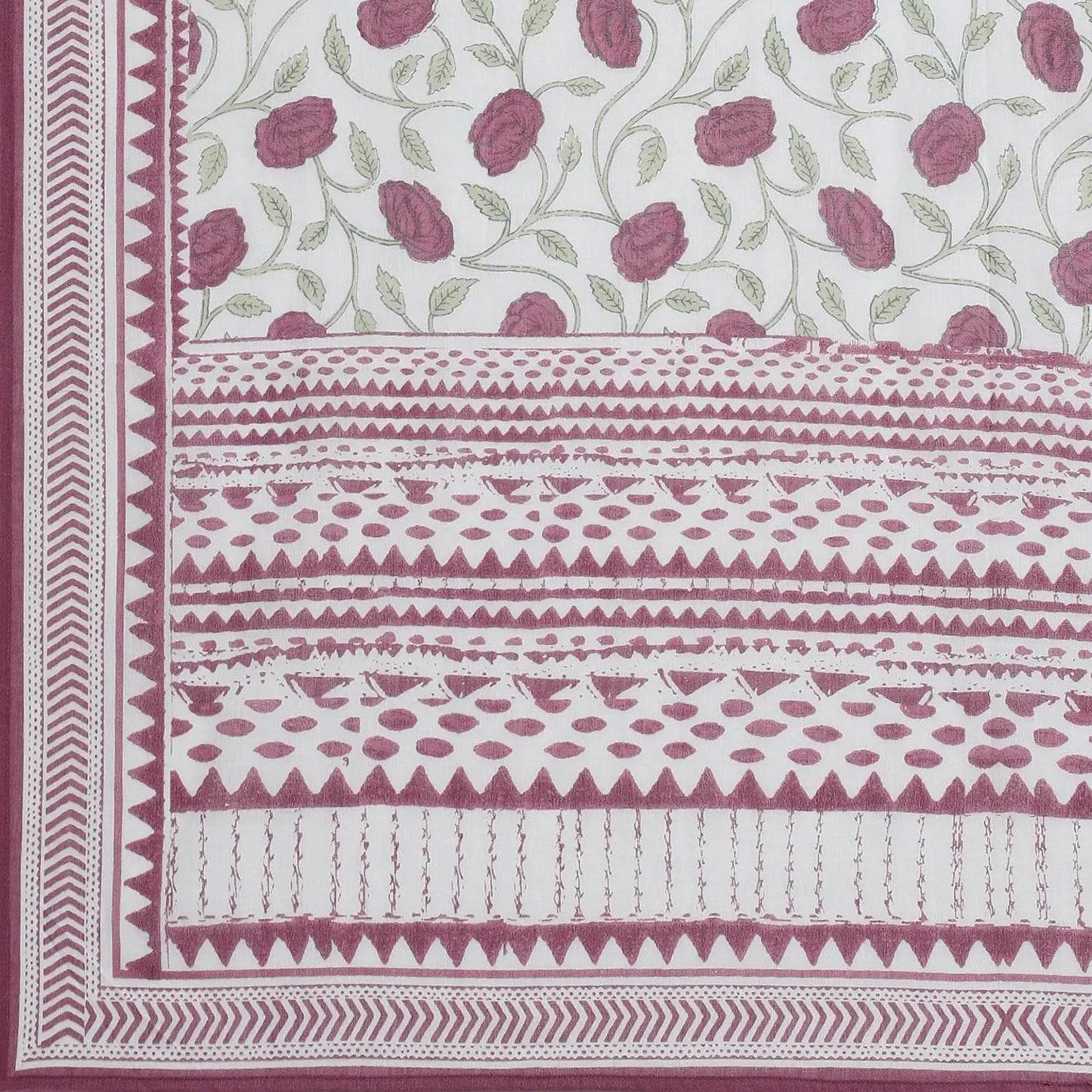 BIBA Women PRINTED ANARKALI SALWAR KURTA DUPATTA(SKDSANGANER9556_PINK_38) SaumyasStore