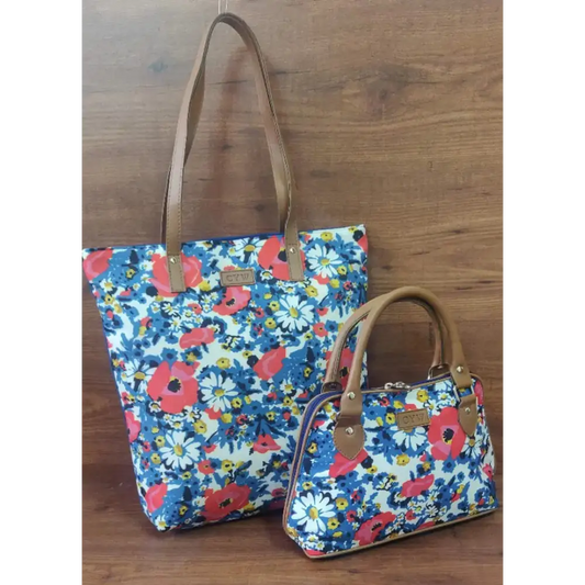 BLOOMING SUNFLOWER HANDBAG and SHOPPER COMBO 