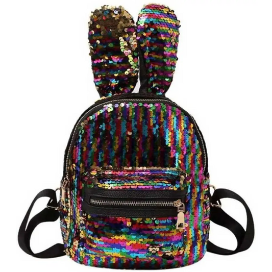 Backpack Women's Sequins Large Women's Mini Small (Multicolor) 