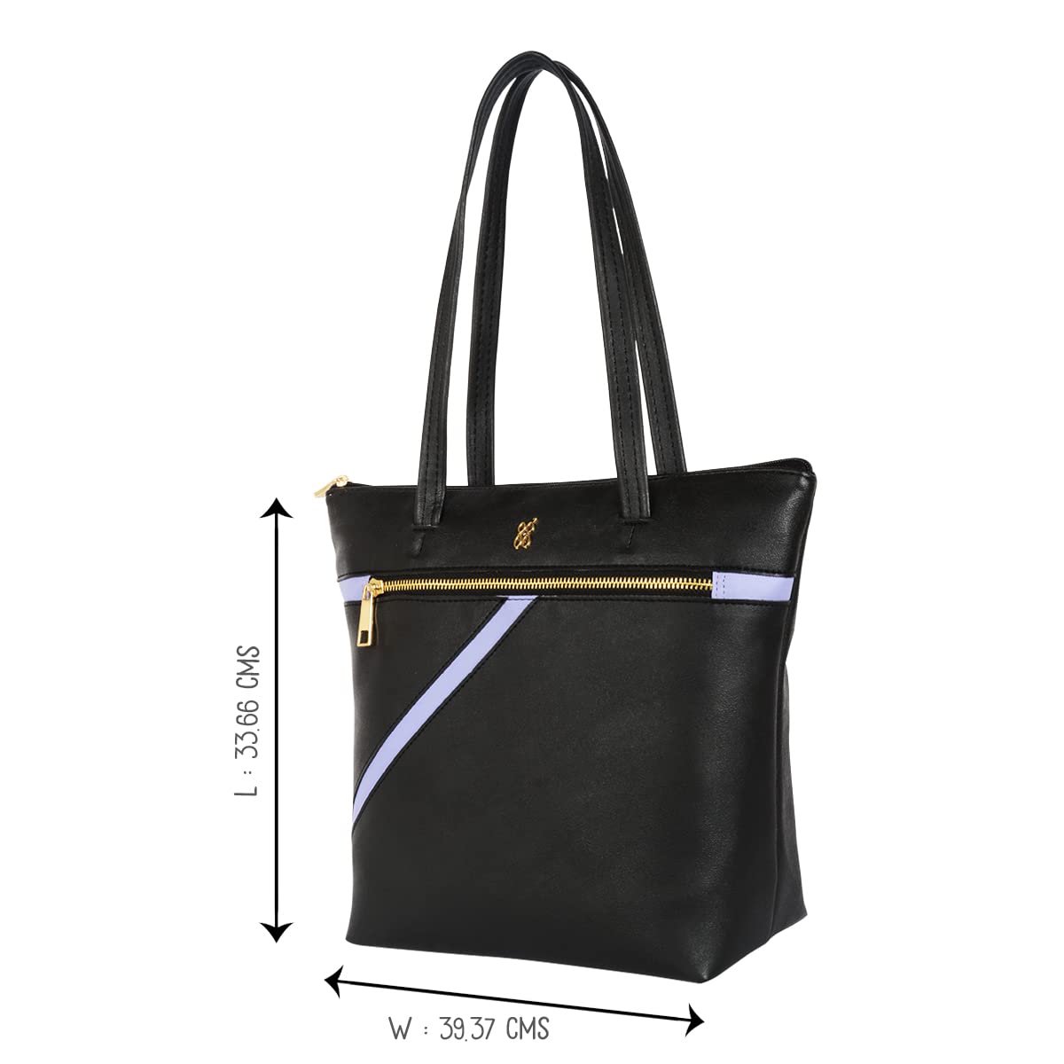 Baggit By GG Women's Tote Handbag - Large (Black) 