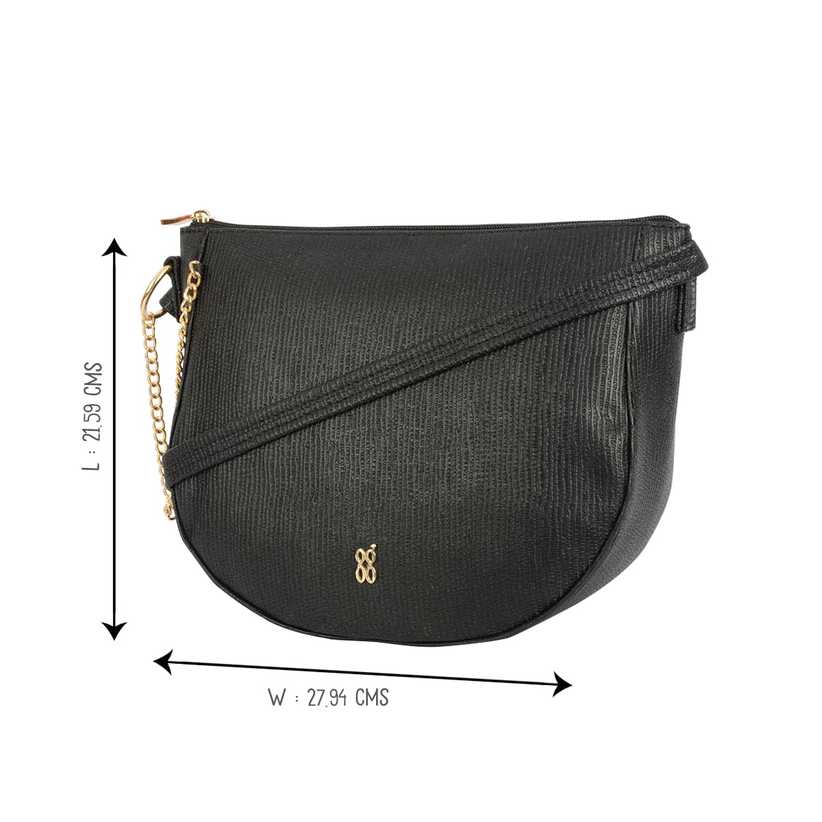 Baggit GG Women's Sling Bag (Black) 