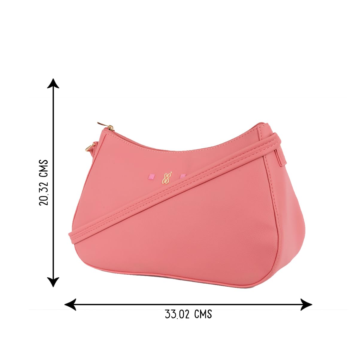 Baggit GG Women's Sling Bag (Pink) 