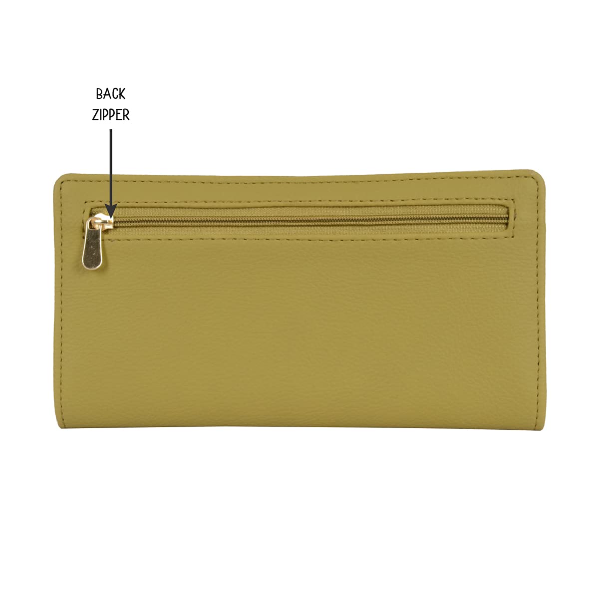 Baggit Women's 2 Fold Wallet - Large (Green) 