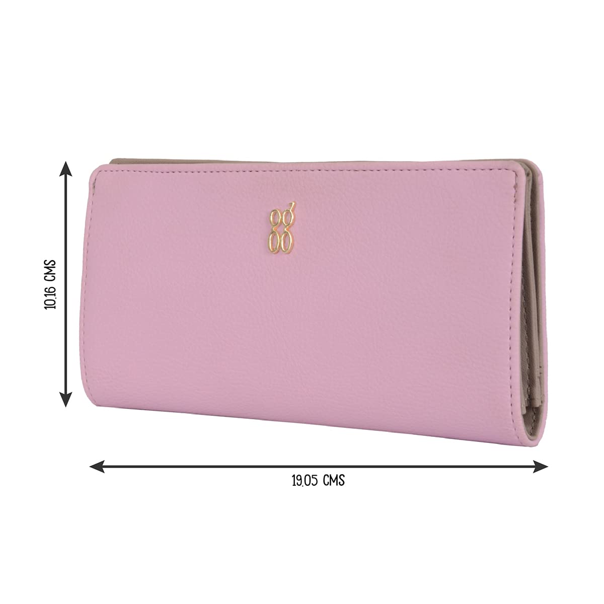 Baggit Women's 2 Fold Wallet - Large (Pink) 