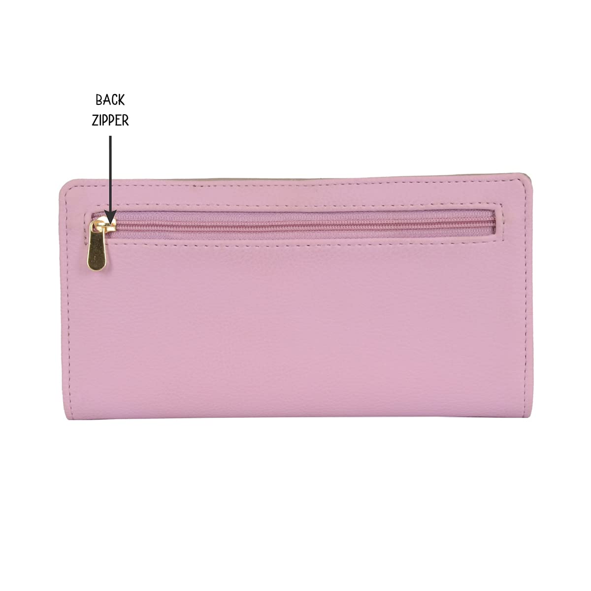 Baggit Women's 2 Fold Wallet - Large (Pink) 