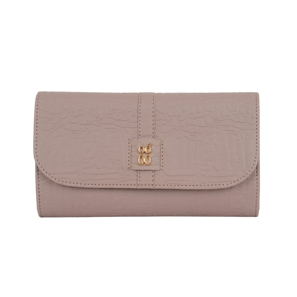 Baggit Women's 3 Fold Wallet - Large (Beige) 