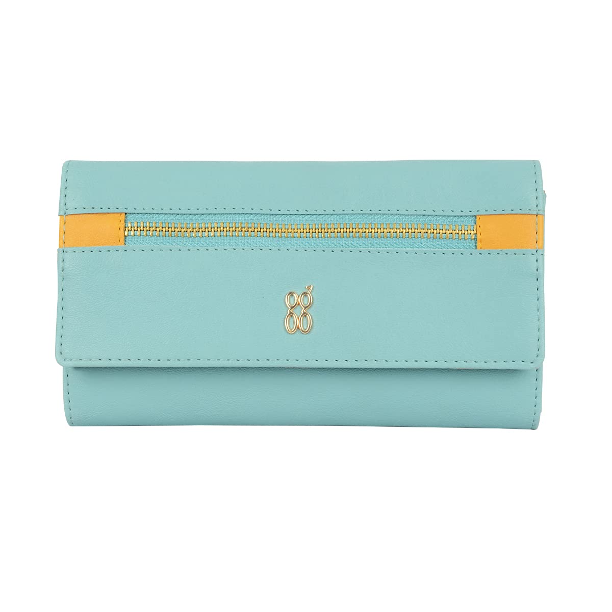 Baggit Women's 3 Fold Wallet - Large (Blue) 