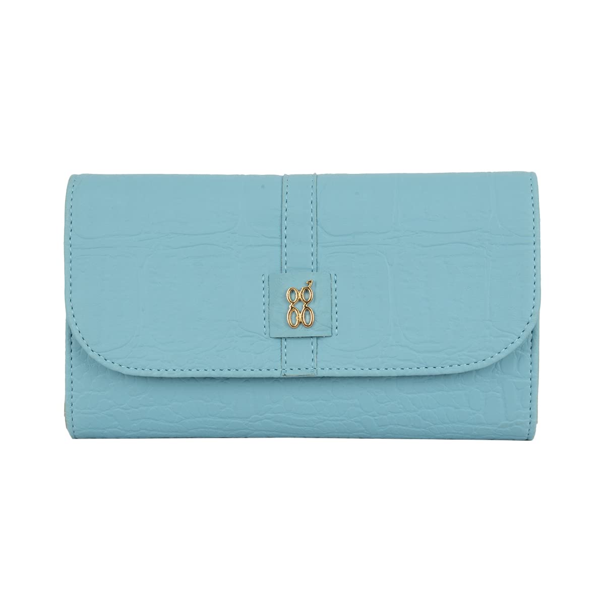 Baggit Women's 3 Fold Wallet - Large (Blue) 