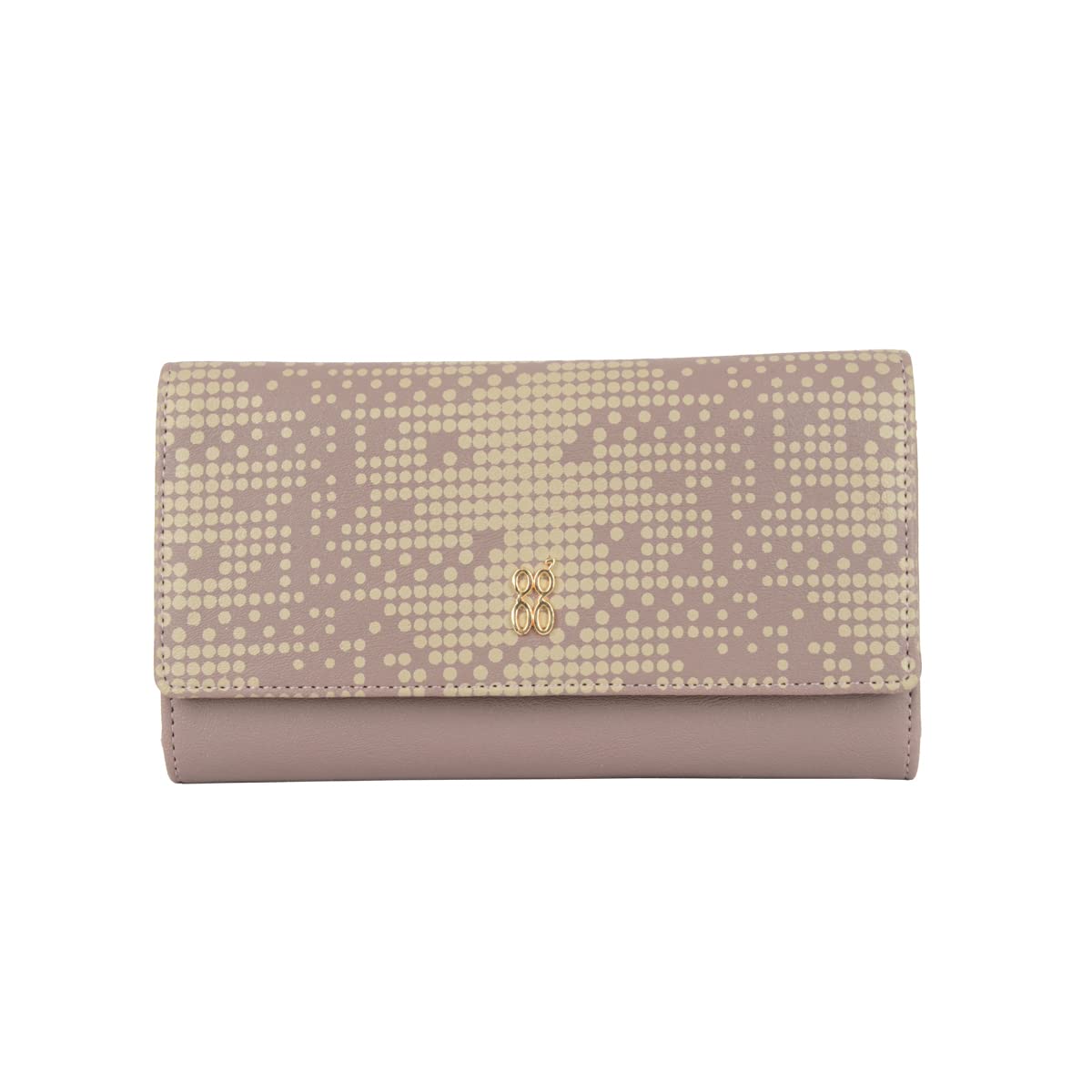 Baggit Women's 3 Fold Wallet - Large (Purple) 