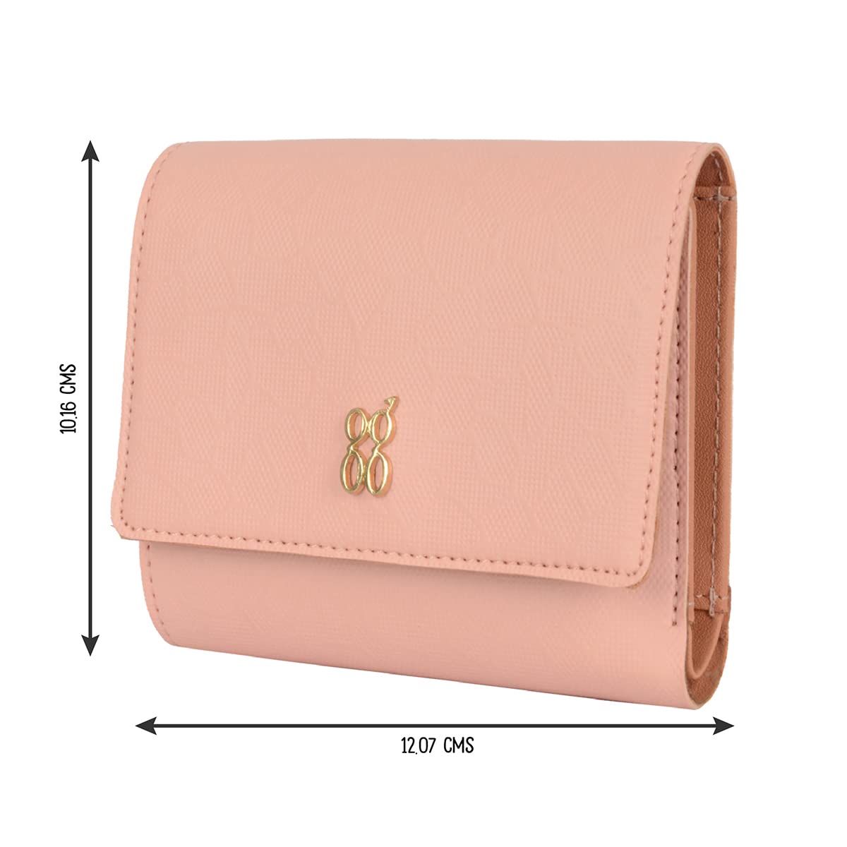 Baggit Women's 3 Fold Wallet - Small (Pink) 