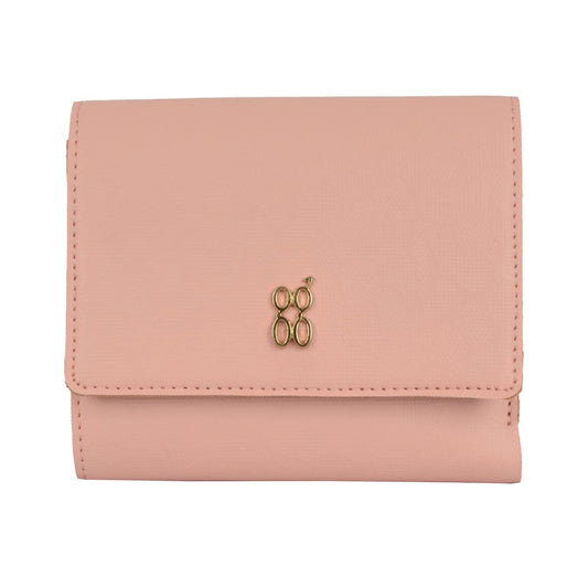 Baggit Women's 3 Fold Wallet - Small (Pink) 