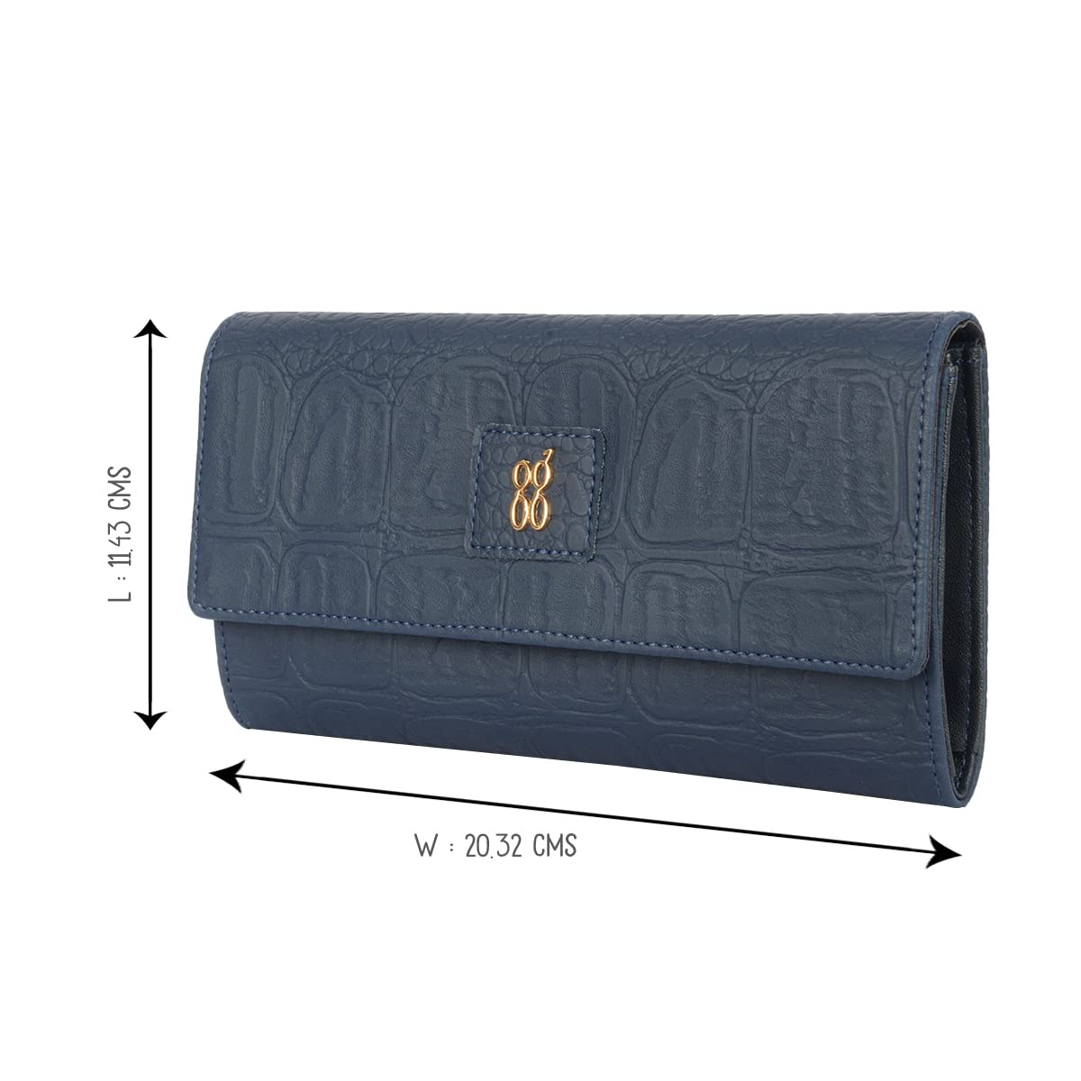 Baggit Women's Harmonium Wallet - Extra Large (Blue) 