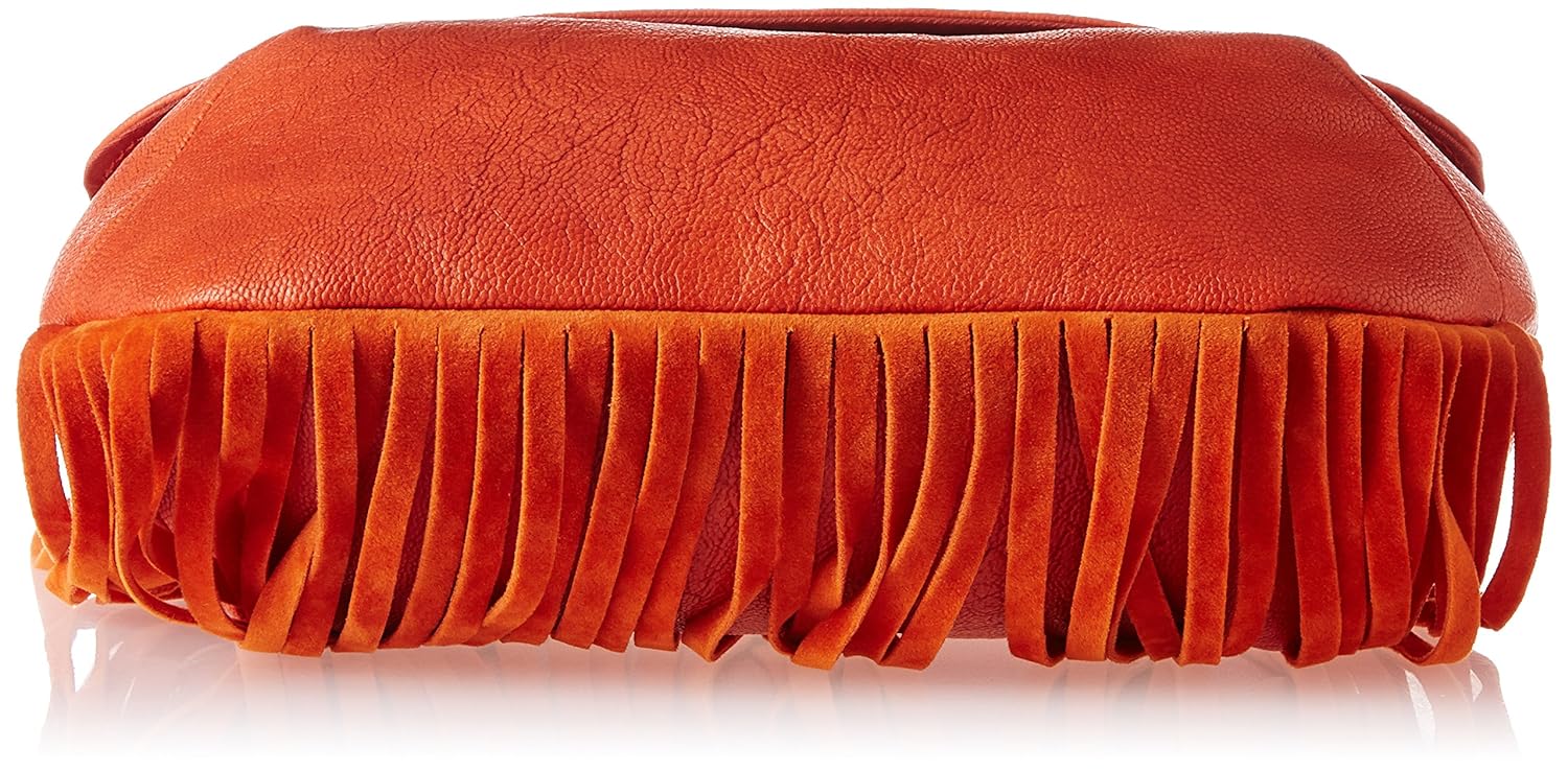 Baggit Women's Saddle Handbag - Small (Orange) 