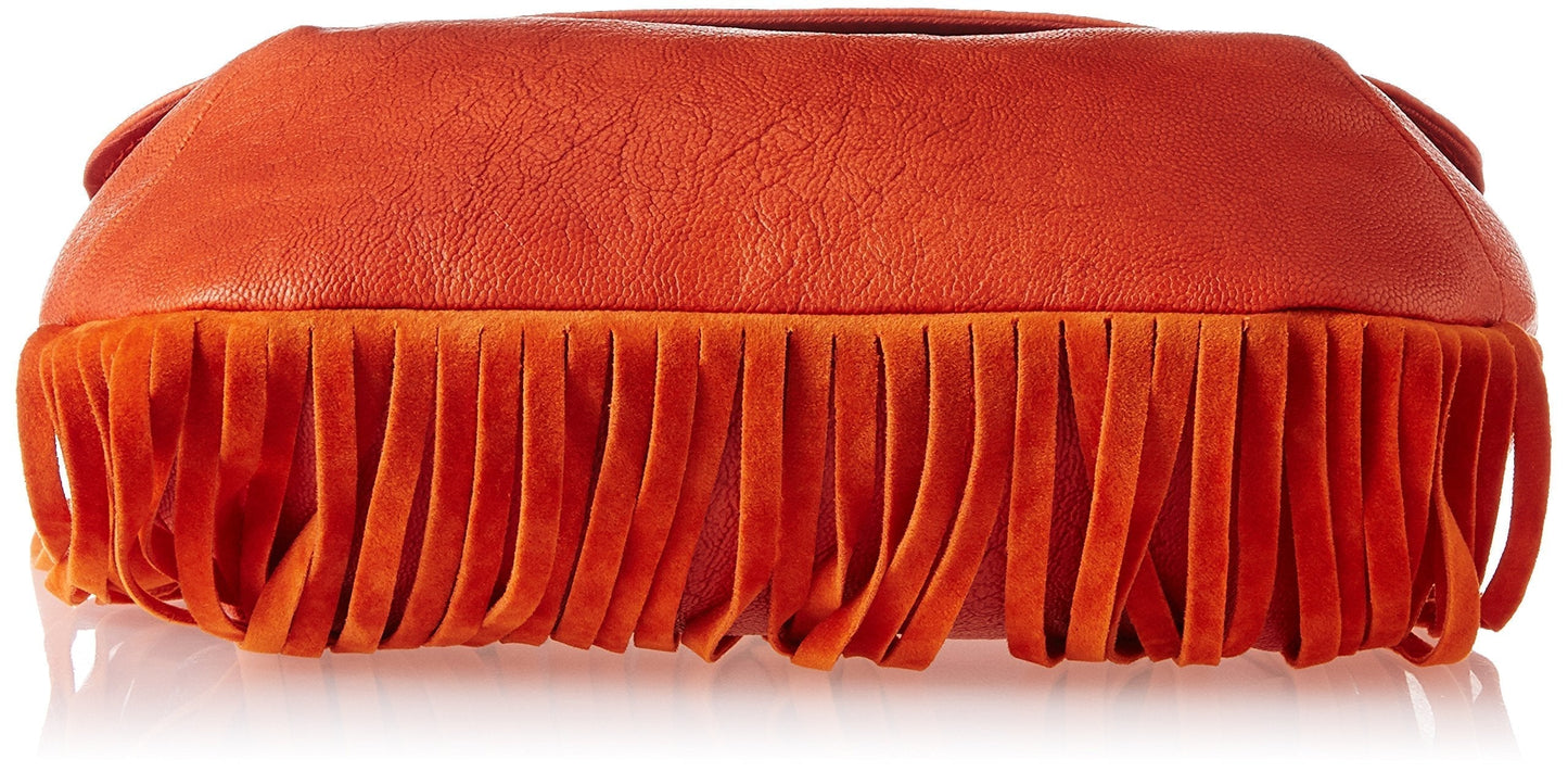 Baggit Women's Saddle Handbag - Small (Orange) 