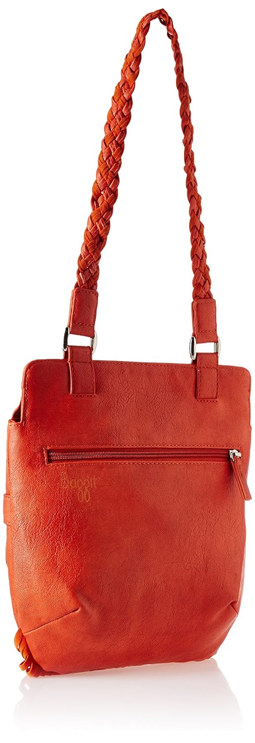 Baggit Women's Saddle Handbag - Small (Orange) 