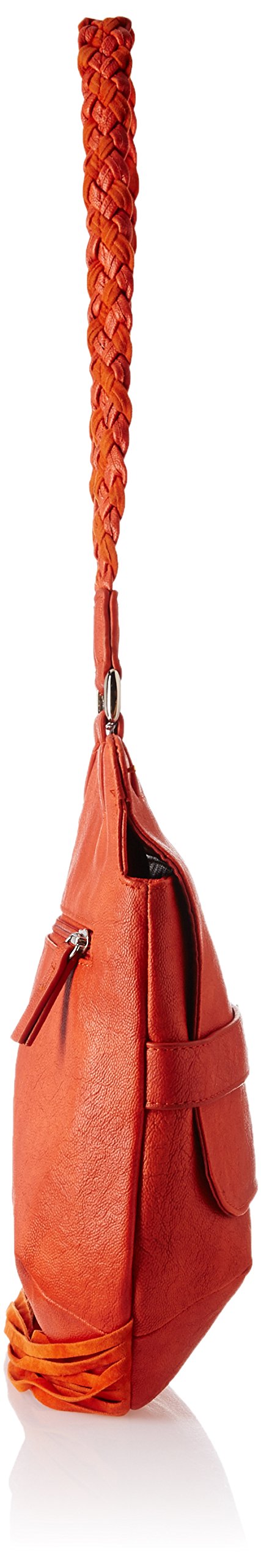 Baggit Women's Saddle Handbag - Small (Orange) 