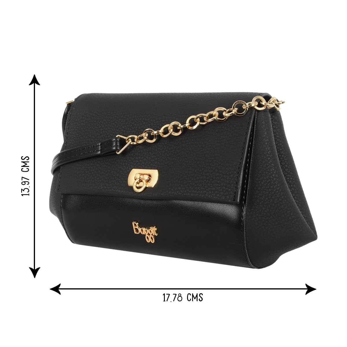 Baggit Women's Sling Bag (Black) 