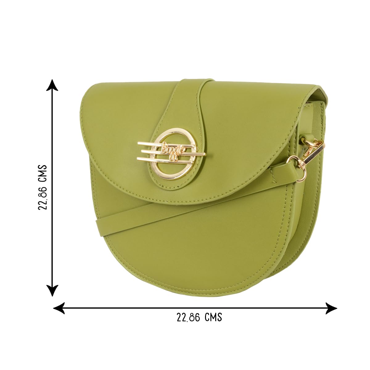 Baggit Women's Sling Bag (Green) 