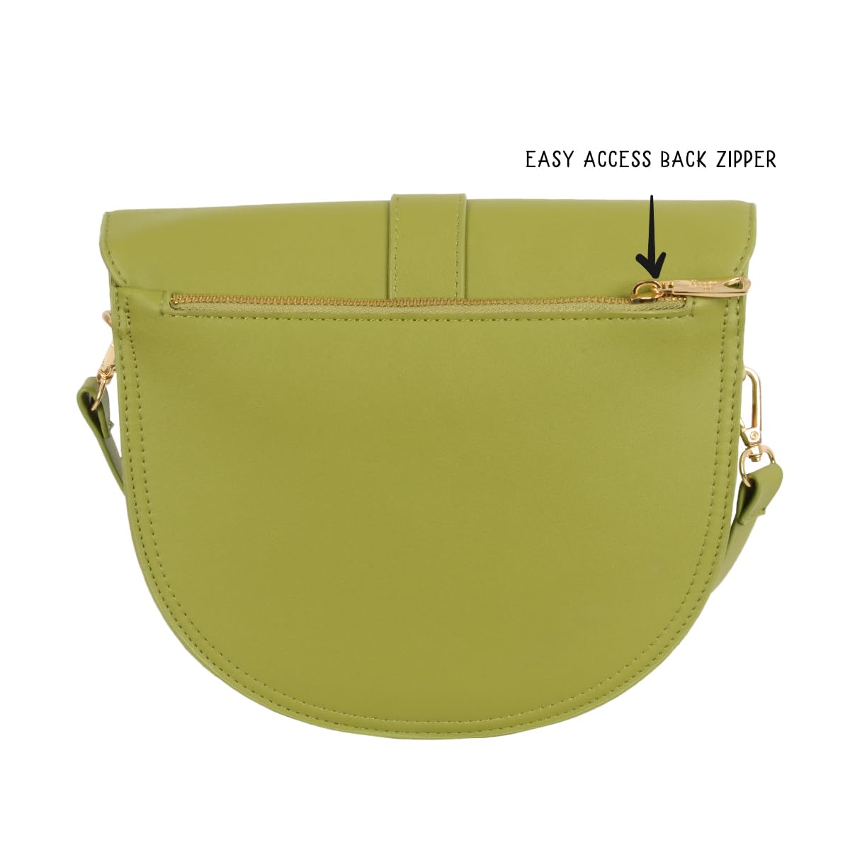 Baggit Women's Sling Bag (Green) 