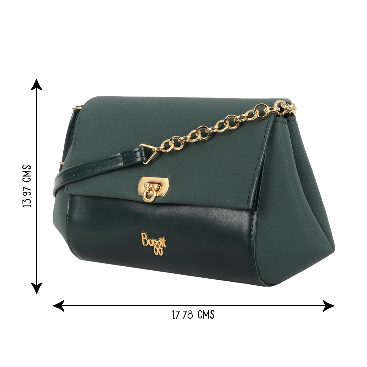 Baggit Women's Sling Bag (Green) 