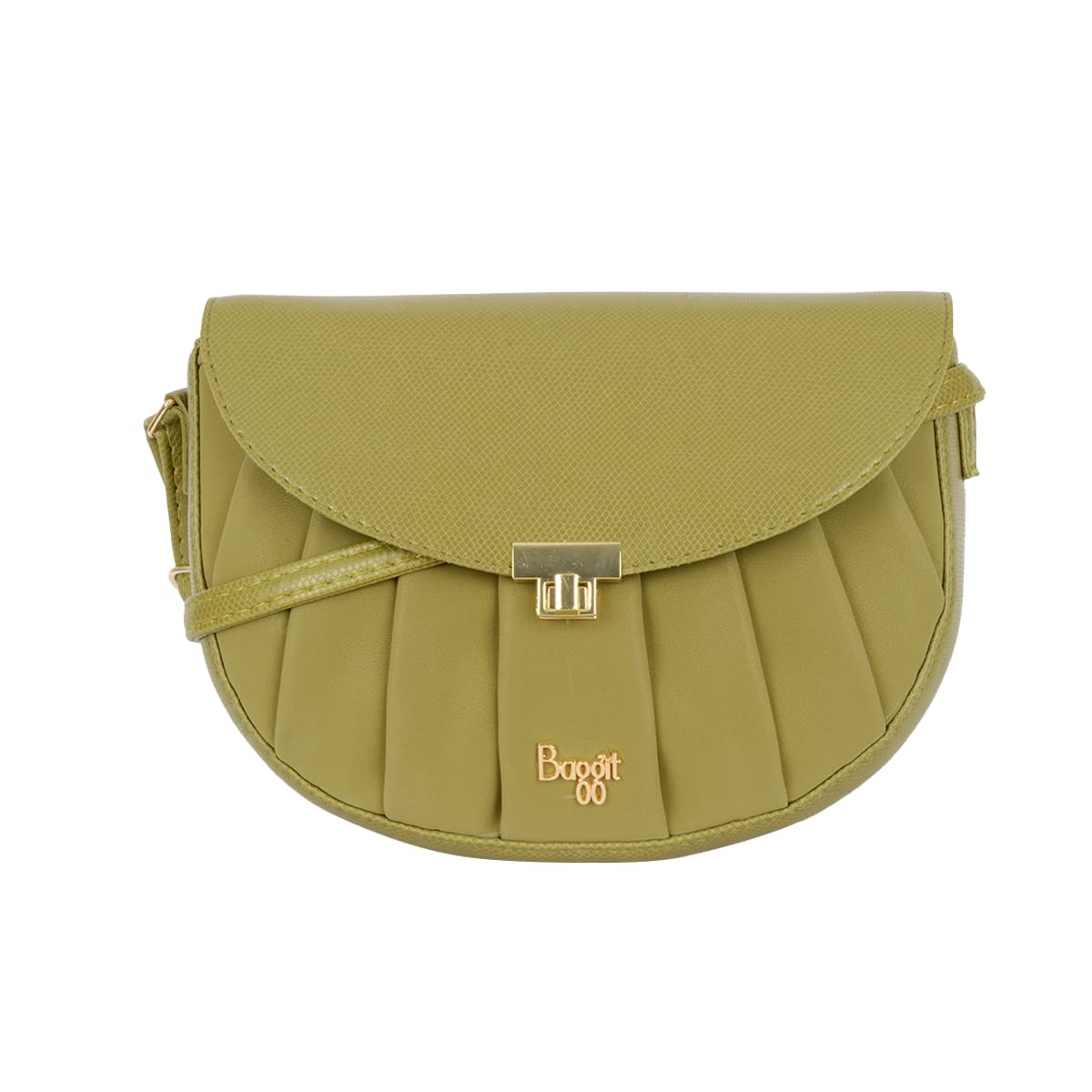 Baggit Women's Sling Bag (Green) 