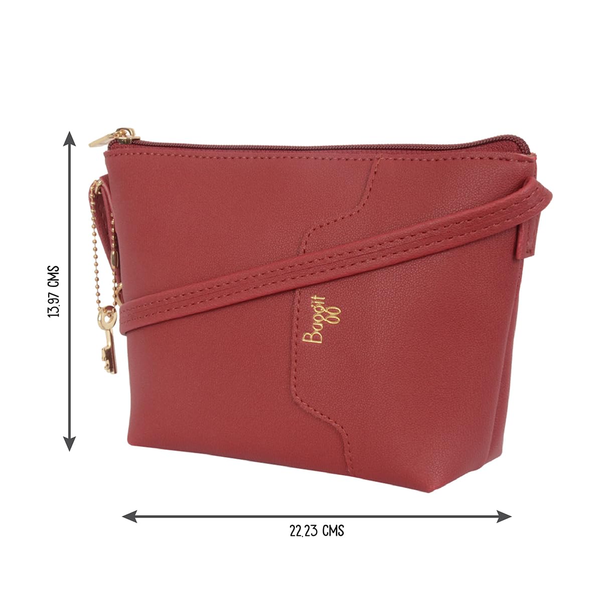 Baggit Women's Sling Bag (Red) 