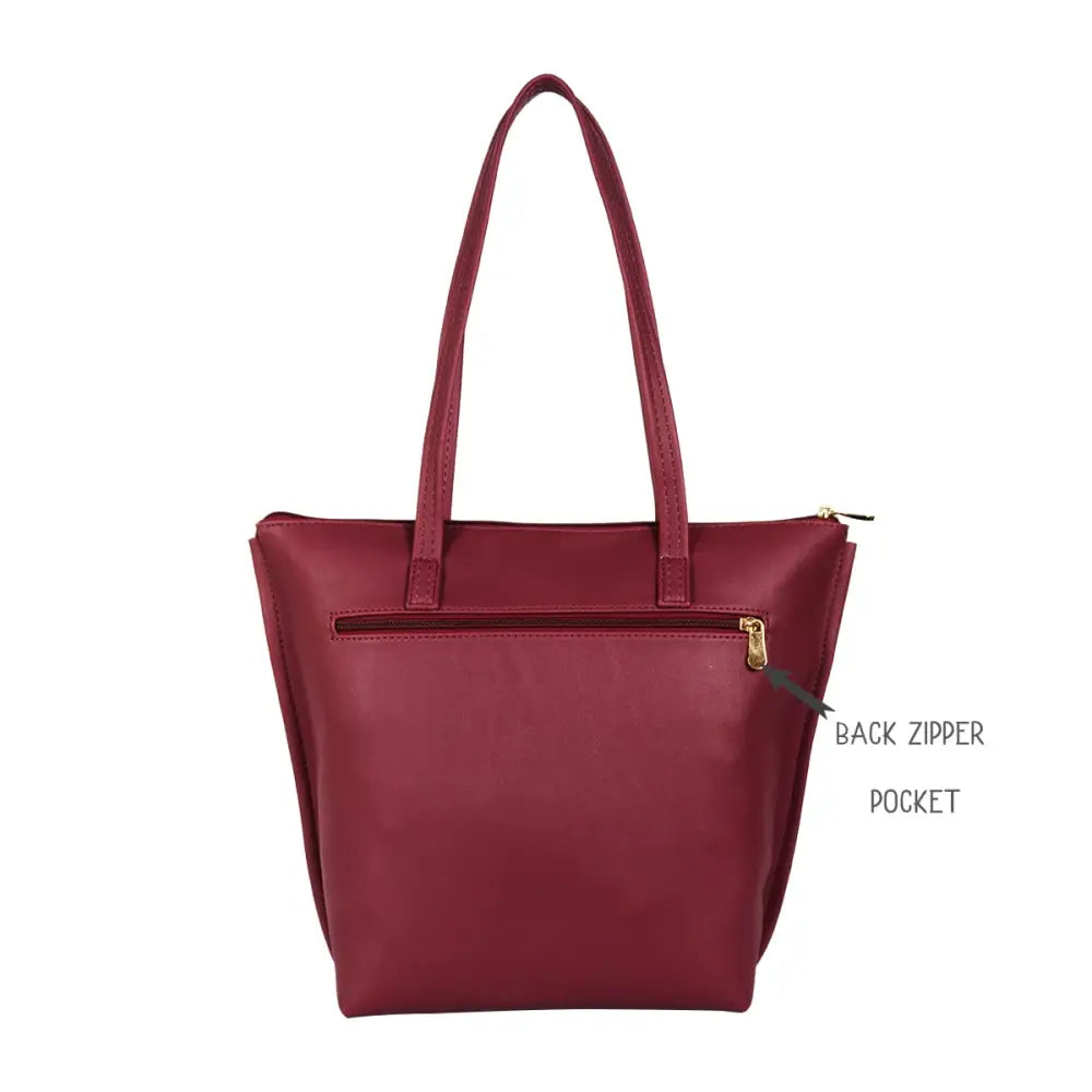 Baggit Women's Tote Handbag - Large (Red) 