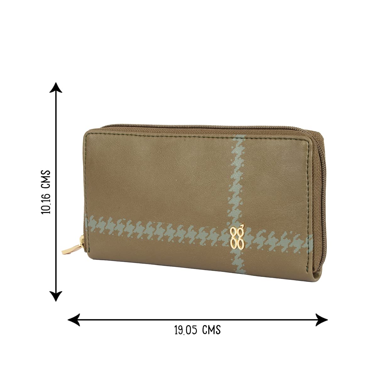 Baggit Women's Ziparound Wallet - Large (Green) 