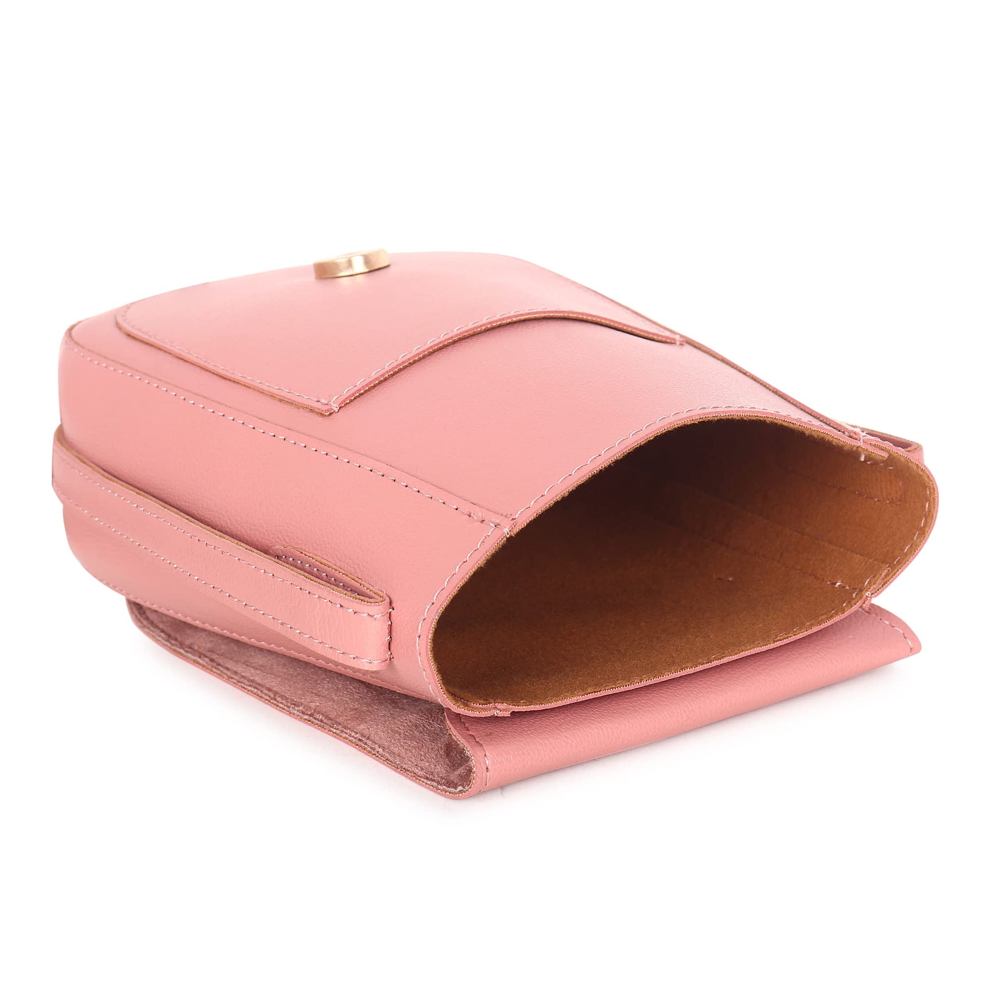 Black Spade Solid Pink Sling Bag 