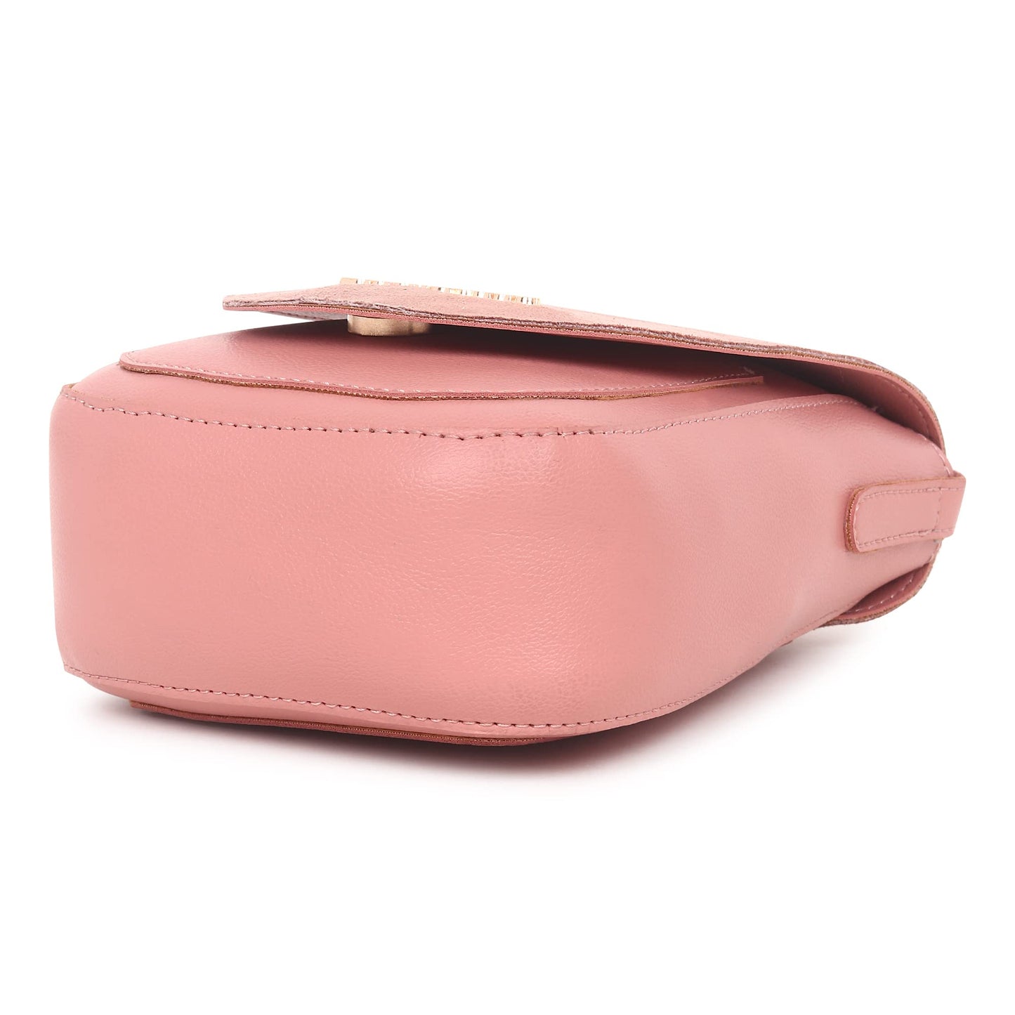 Black Spade Solid Pink Sling Bag 