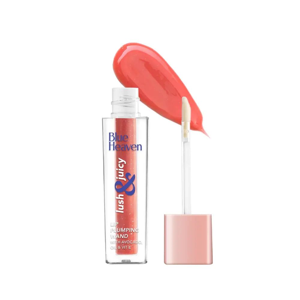 Blue Heaven Lush & Juicy Lip Plumping Wand, Coral Touch, 4.2ml 