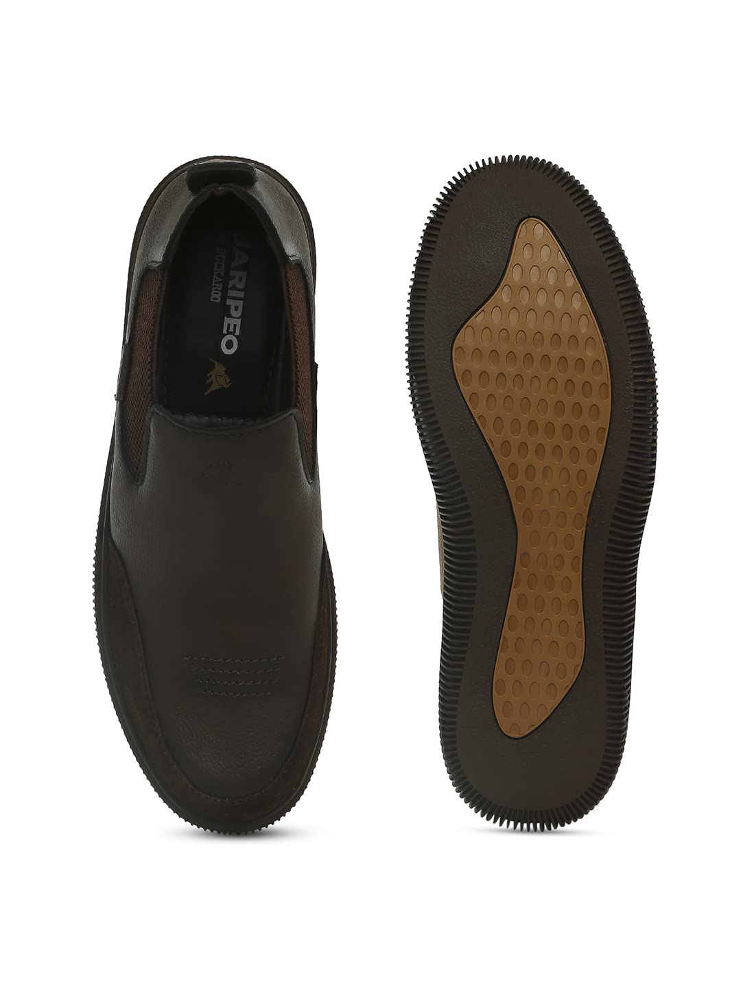 Buckaroo Jaripeo JORG Premium Vegan Casual Shoes for Mens (Brown, 40) 
