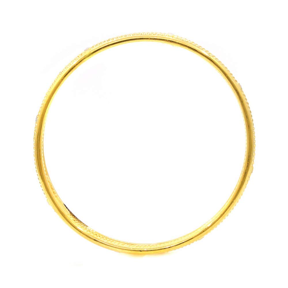 CANDERE - A KALYAN JEWELLERS COMPANY 22k (916) Yellow Gold Copper and Gold Bangle for Women 