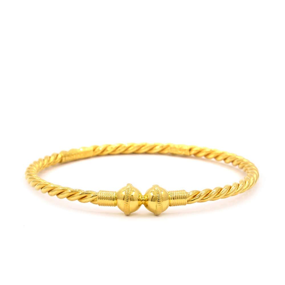 CANDERE - A KALYAN JEWELLERS COMPANY 22k (916) Yellow Gold Copper and Gold Bangle for Women 