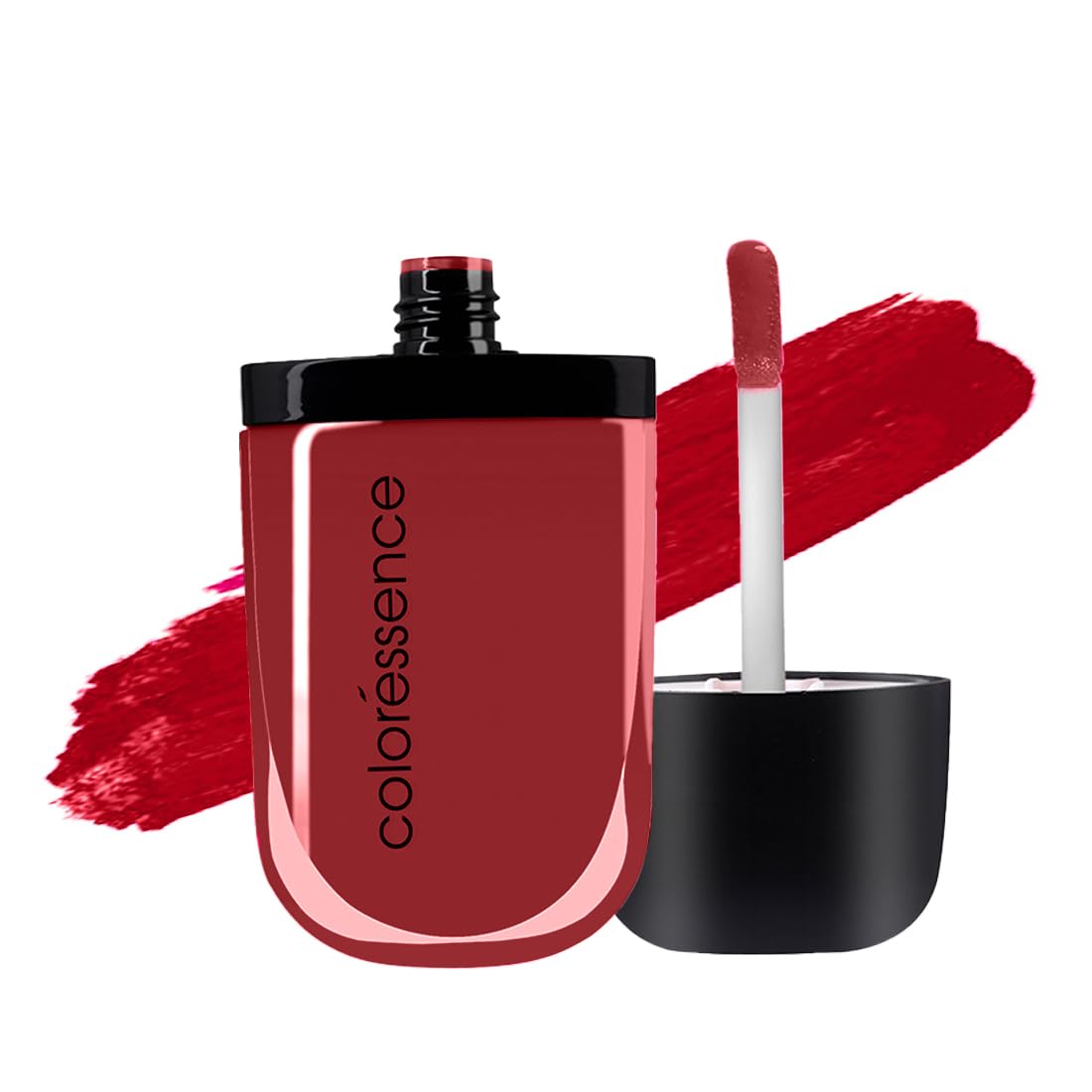 COLORESSENCE Intense Liquid Lip Color | Long Lasting, Smudgeproof, Waterproof and Intense Color Formula for Long Lasting Effect | 9+ Hours Intense Wear & Velvety Matte Finish | Red Alert | 8ml 