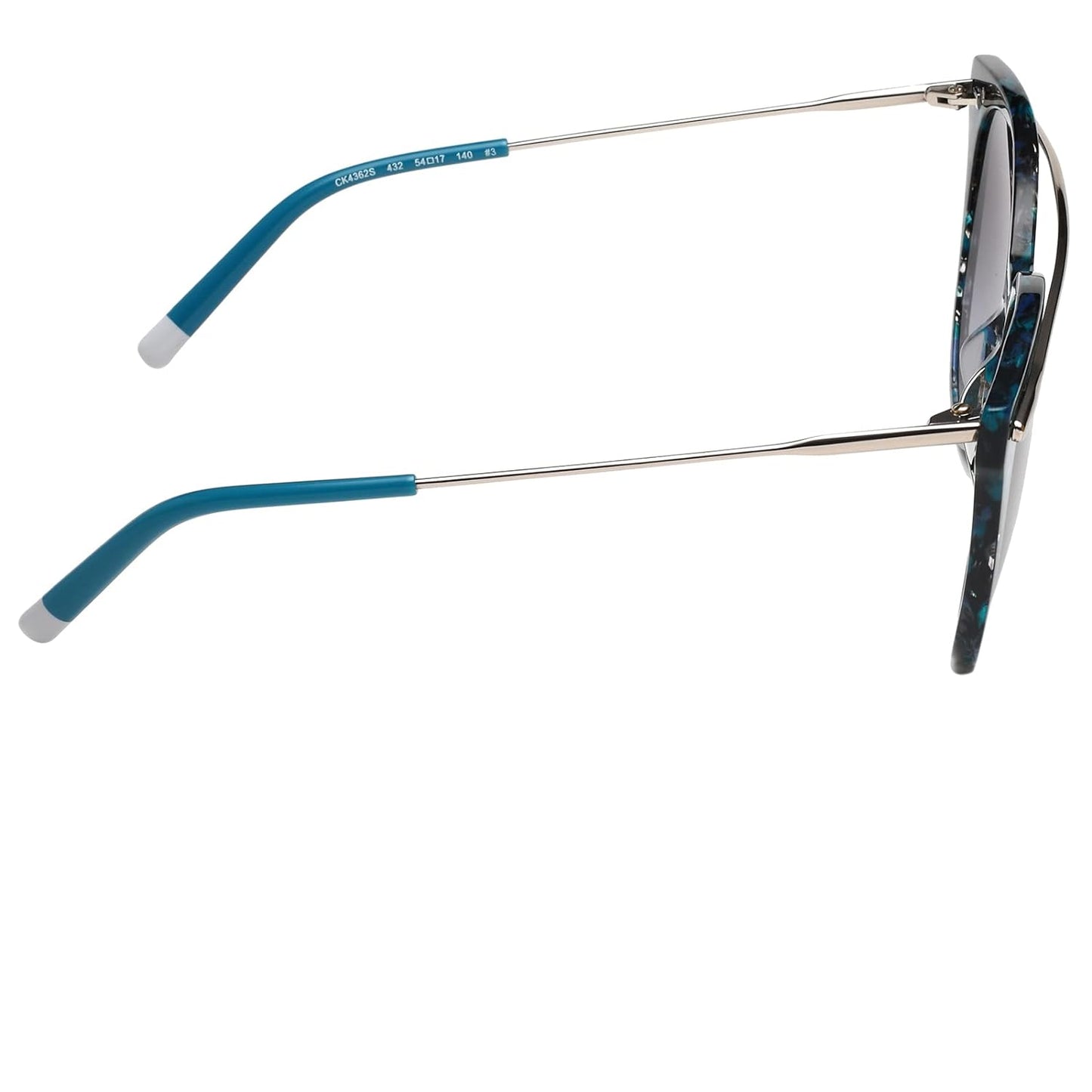 Calvin Klein Gradient Oval Women Sunglasses - (Ck 4362 432 54 S |54| Blue Color Lens) 