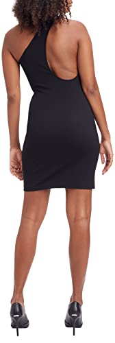 Calvin Klein Women's Viscose Bodycon Above The Knee Dress (J20J220757BEH Black 