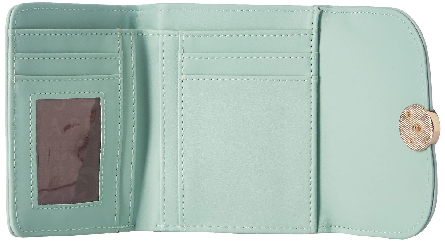 Caprese womens HAPPY W Small AQUA Wallet 