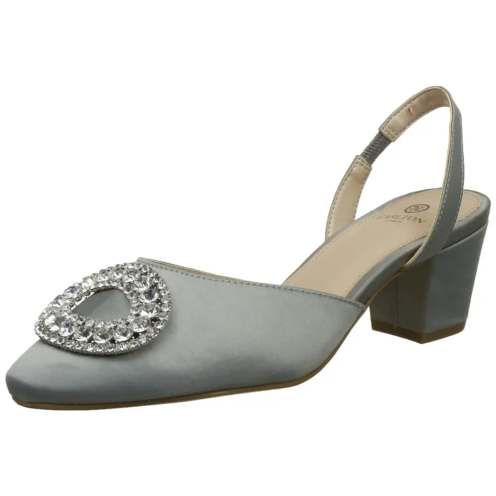 Carlton London Women's Sestina Grey Pumps 