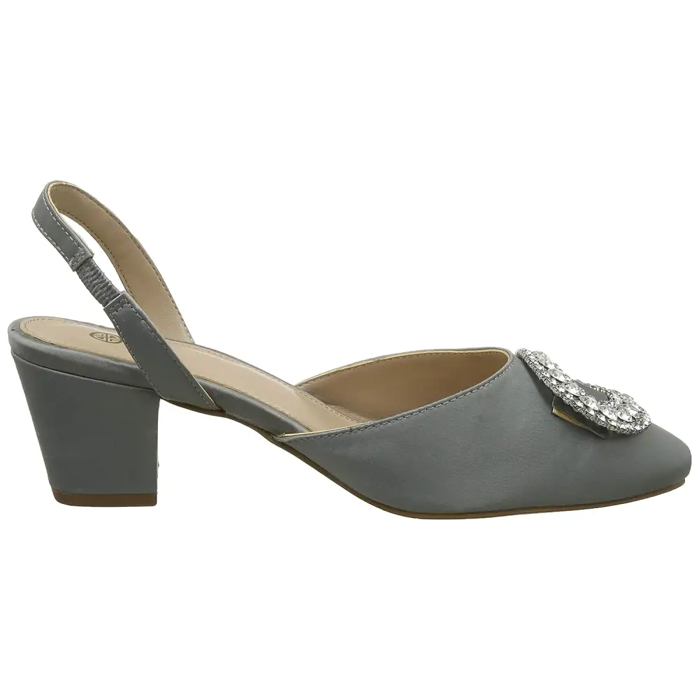 Carlton London Women's Sestina Grey Pumps 