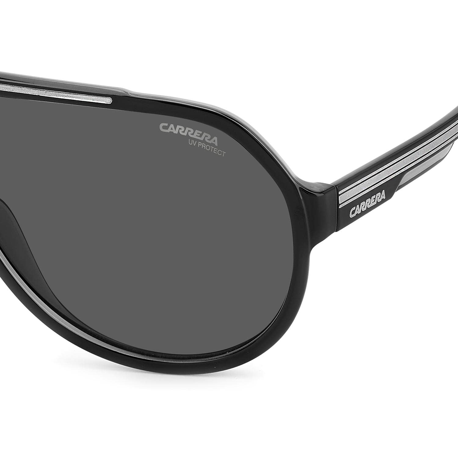 Carrera Sole Men's Non-Polarized Pilot Polyamide Inj Blk Gold Plastic Sunglasses 