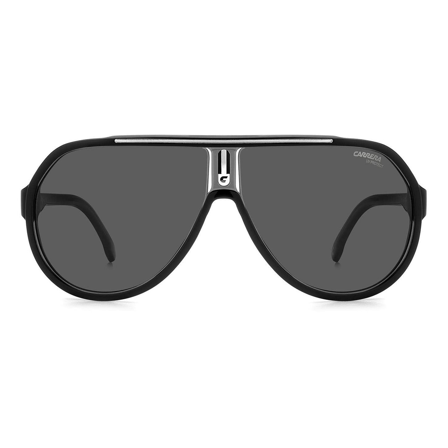 Carrera Sole Men's Non-Polarized Pilot Polyamide Inj Blk Gold Plastic Sunglasses 