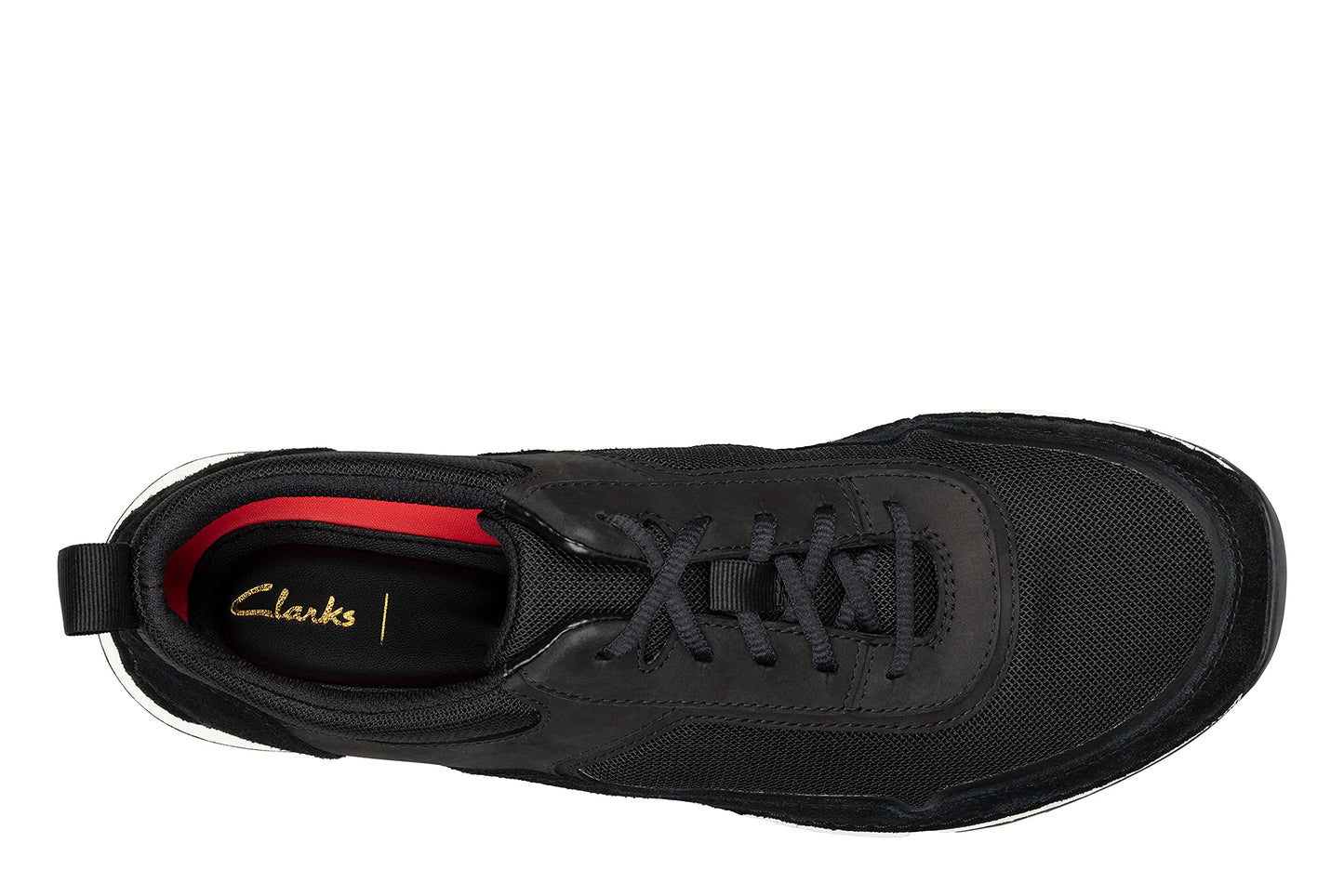 Clarks Black Combi Coloured Mens Casual Lace up (Size: 10)-26152459 
