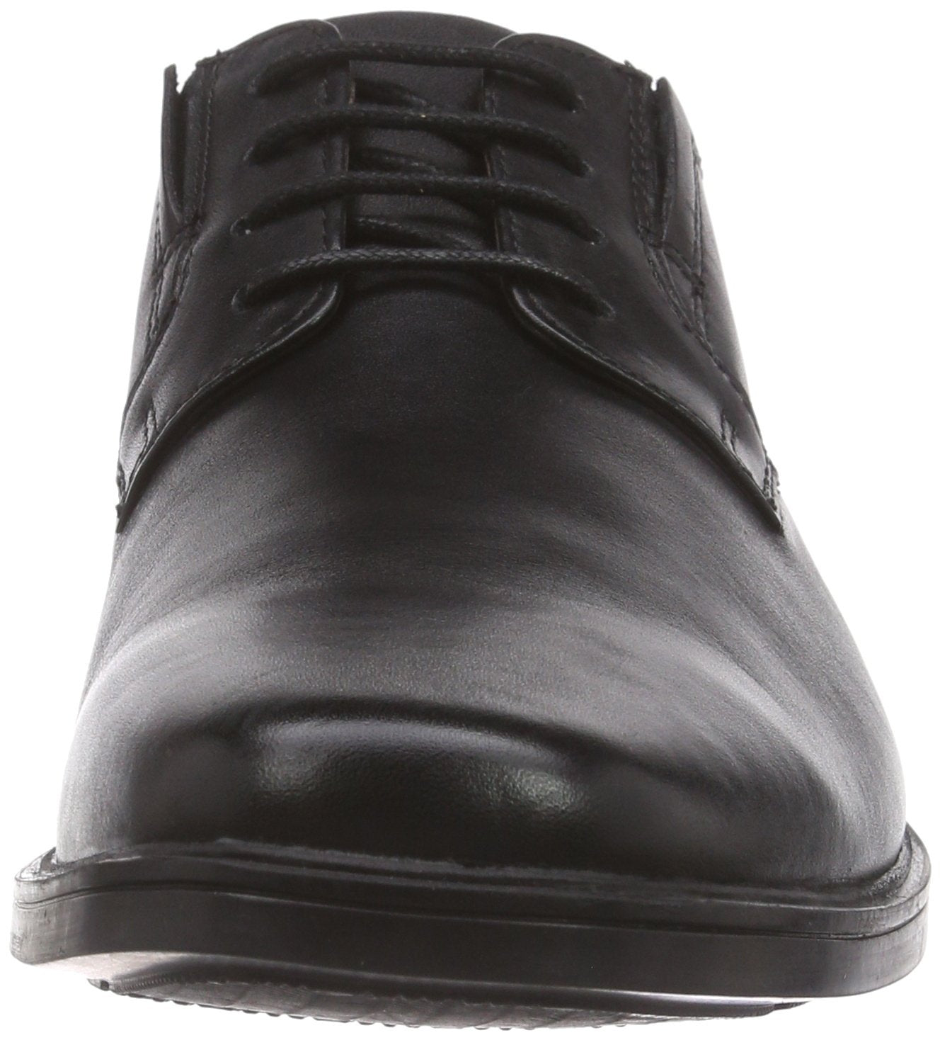 Clarks Men's Tilden Plain Black Leather Formal Shoes 
