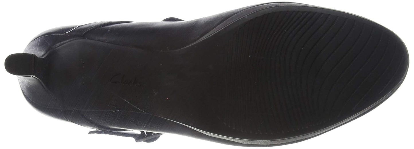 Clarks Reliance Footwear Private Limited Ambyr Shine Black Leather 