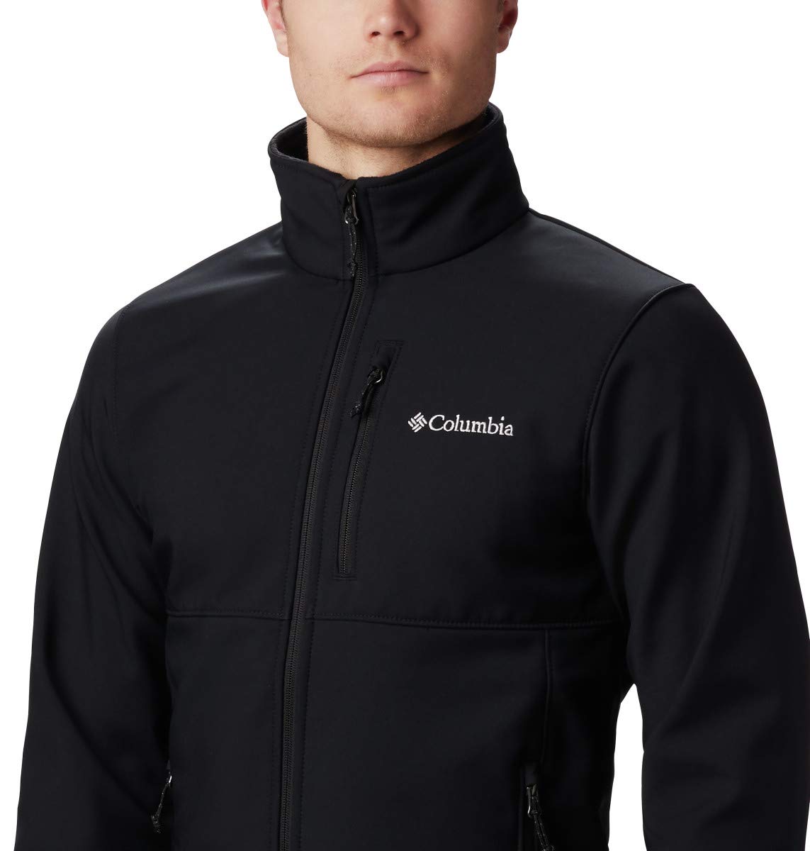 Columbia Men's Ascender Softshell Jacket (WS6044_Black), 4XL 